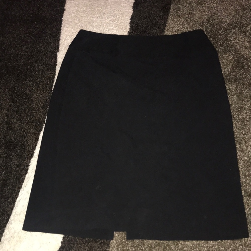 Black pencil skirt